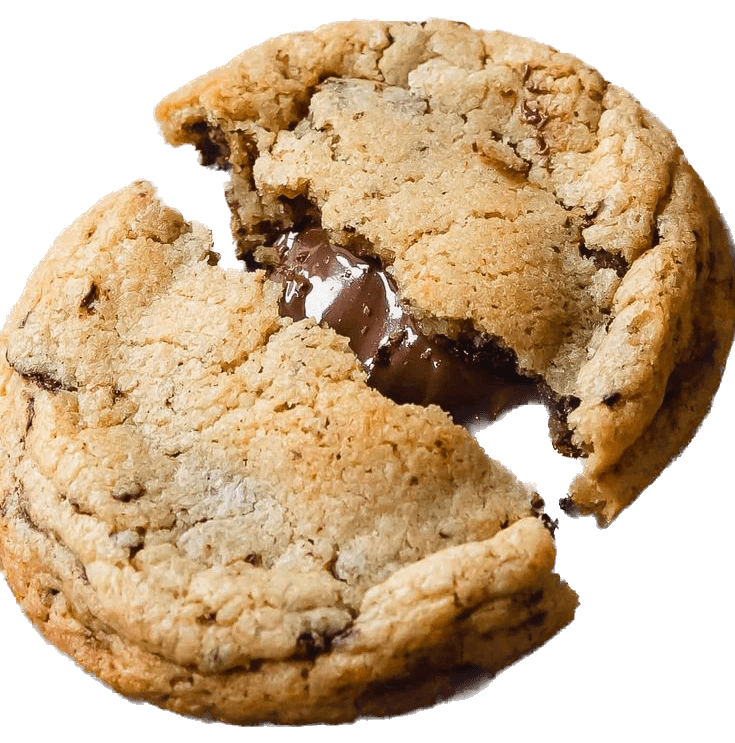 Nutella Stuffed Cookies (Simple and Easy Recipe) - Olives + Thyme Background Removed